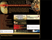 Tablet Screenshot of darwinismrefuted.com